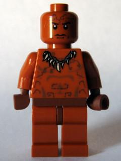 LEGO Minifigure-Ugha Warrior without Hair-Indiana Jones / Kingdom of the Crystal Skull-IAJ016-Creative Brick Builders